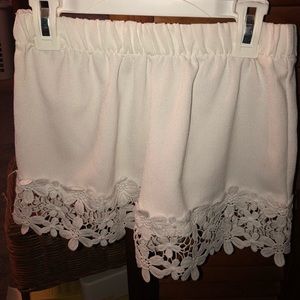 Floral Crochet Shorts